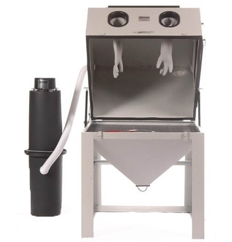 Cyclone Mfg 4040 Large Sandblaster Cabinet w/Dust Collector