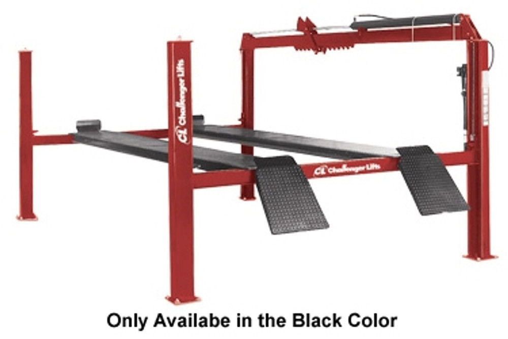 Challenger 44018 Medium-Duty 4-Post Lift 18,000 lb - New Black Color