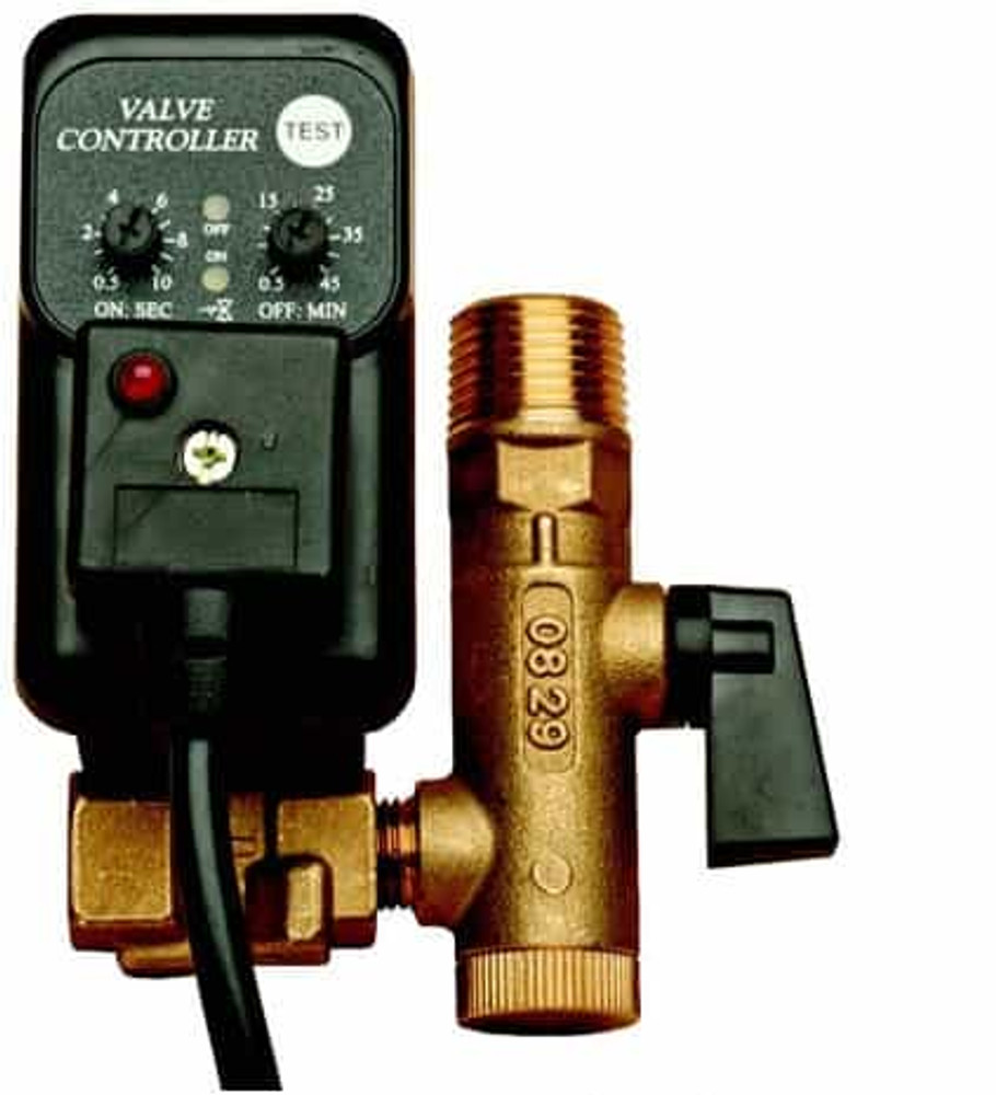 Electronic Timer Drain Valve, 1/4"NPT  w/Strainer