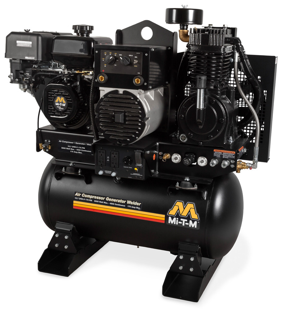 Mi-T-M AGW-SM14-30M Two Stage Gasoline Compressor / Generator / Welder