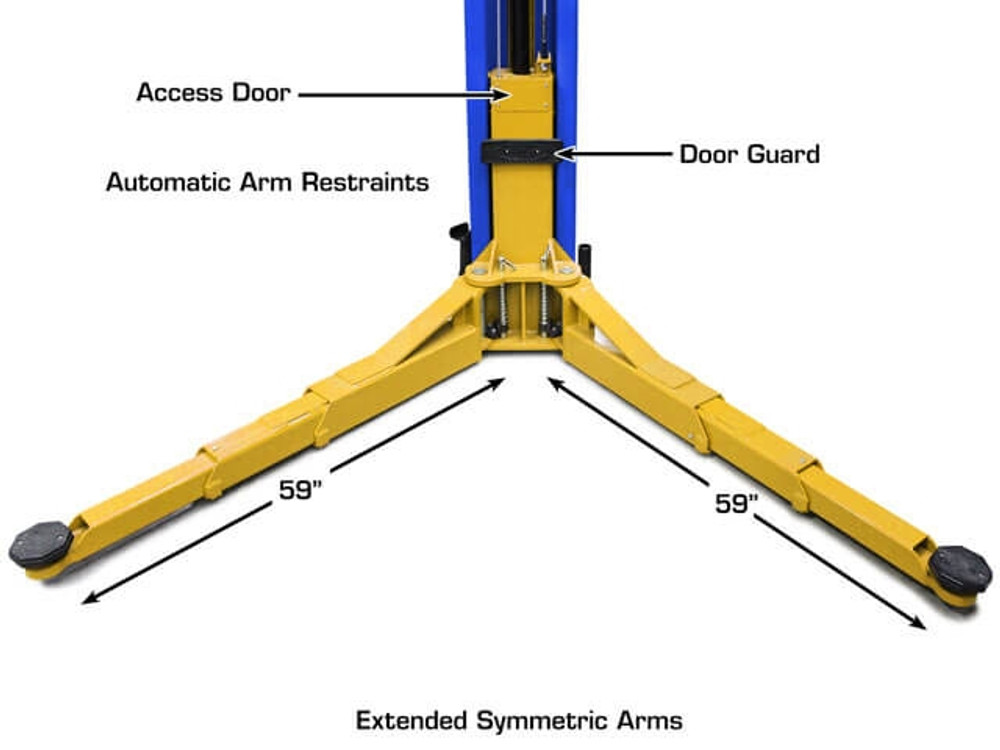 Atlas® Platinum PVL12 ALI Certified 2 Post Lift 12,000 lbs Atlas® Platinum PVL12 ALI Certified 2 Post Lift 12,000 lbs
