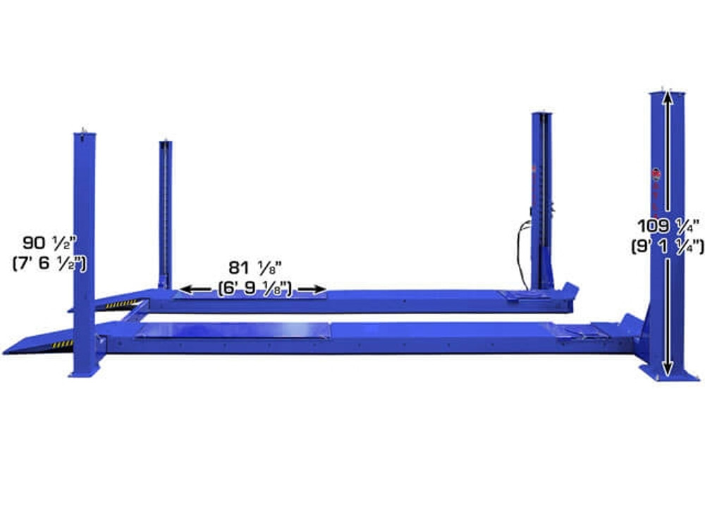 Atlas® Platinum PVL14OF-EXT ALI Open Front 4 Post Alignment Lift Combo Atlas® Platinum PVL14OF-EXT ALI Open Front 4 Post Alignment Lift Combo