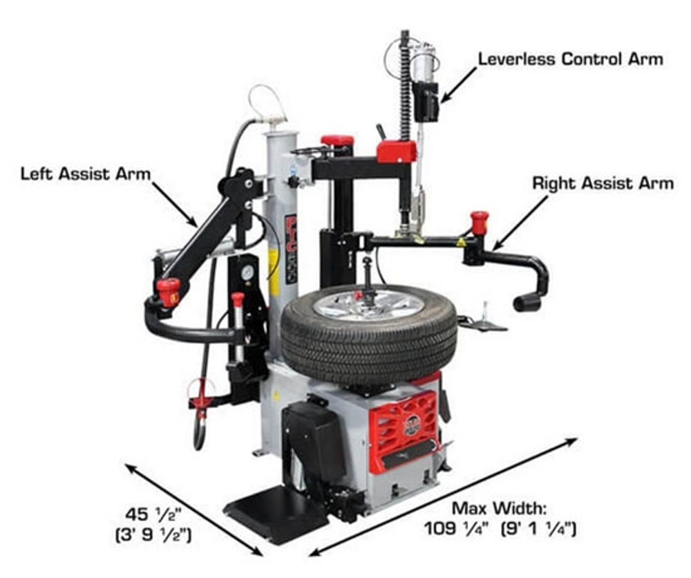 Atlas® Platinum AP-TCWB-COMBO2 PTC500 Tire Changer & PWB90XL Wheel Balancer Combo Atlas® Platinum AP-TCWB-COMBO2 PTC500 Tire Changer & PWB90XL Wheel Balancer Combo