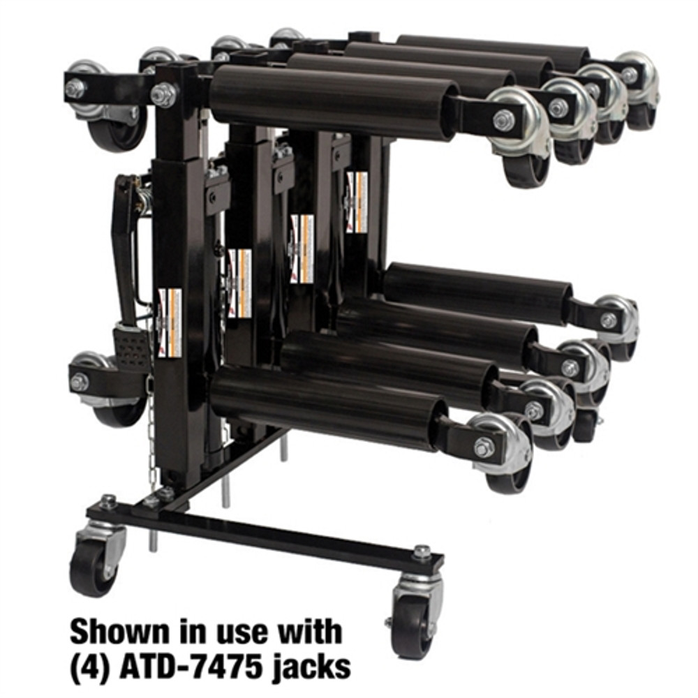 ATD 7474 Mechanical Vehicle Positioning Jack Storage Rack