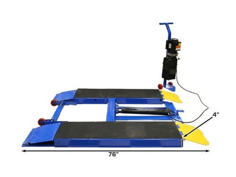 Atlas® LR-06P Portable Low Rise Scissor Lift 6,000 lbs