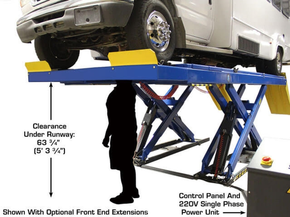 Atlas® PX16A Commercial Grade Alignment Ex-Long Scissor Lift Combo