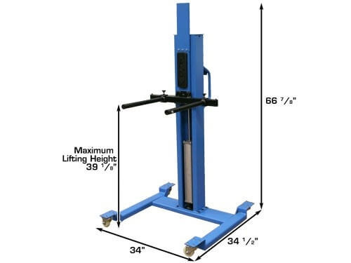 Atlas® AEZWL Pneumatic Portable Wheel Lift w/180 lbs. Capacity