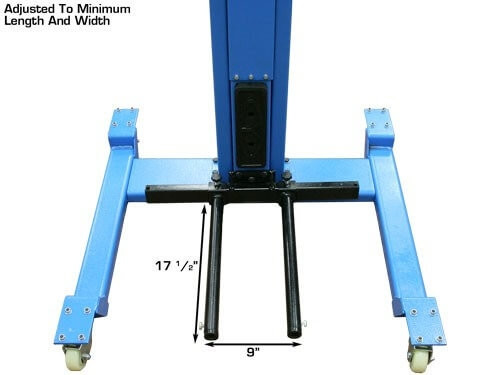 Atlas® AEZWL Pneumatic Portable Wheel Lift w/180 lbs. Capacity