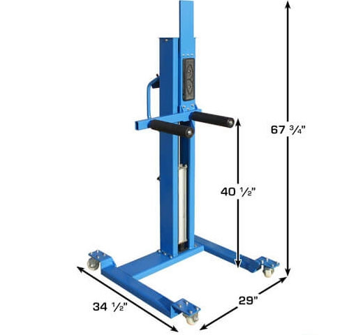 Atlas Automotive Equipment AEZWL-2 Offset Pneumatic Portable Wheel
