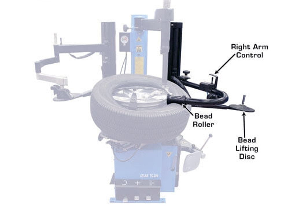 Atlas® TC200 Series Right (RH) Assist Arm for Swing Arm Tire Changers
