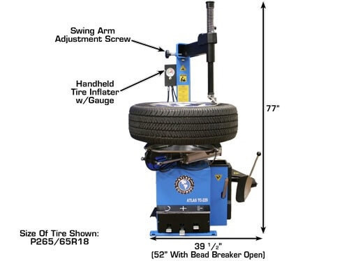 Atlas Automotive Equipment TC229 Elec/Pneumatic Wheel
