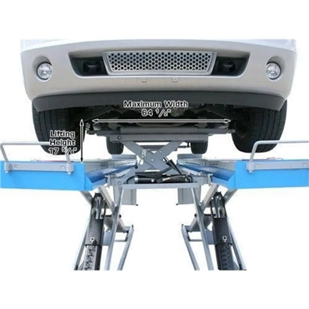 Atlas® 12AWFSL Alignment  Scissor Lift & Set of 2  RJ-6 Rolling Jack Combo