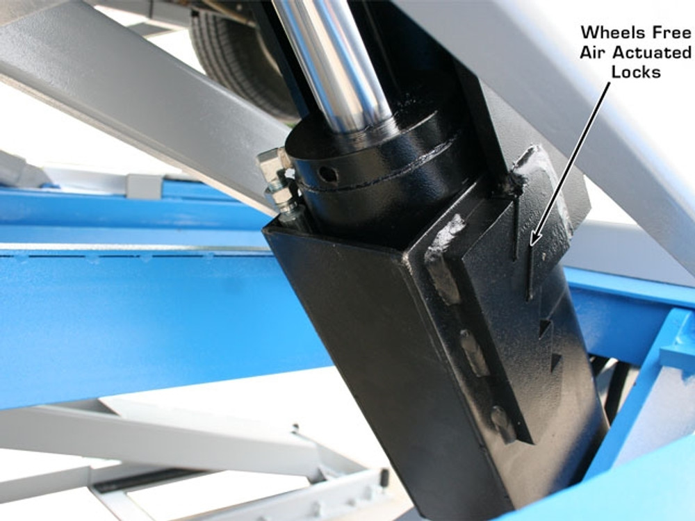 Atlas® 12AWFSL Alignment  Scissor Lift & Set of 2  RJ-6 Rolling Jack Combo