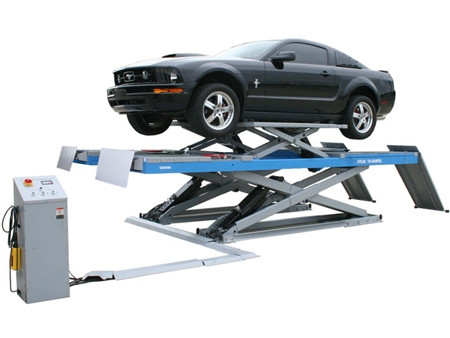 Atlas® 12AWFSL Commercial Grade Alignment Scissor Lift 12,000 lbs w/Wheels-Free System