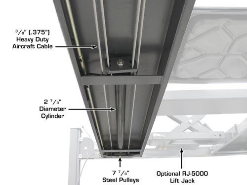 Atlas® 408-SL Premium Service/Parking 4 Post Lift Combo