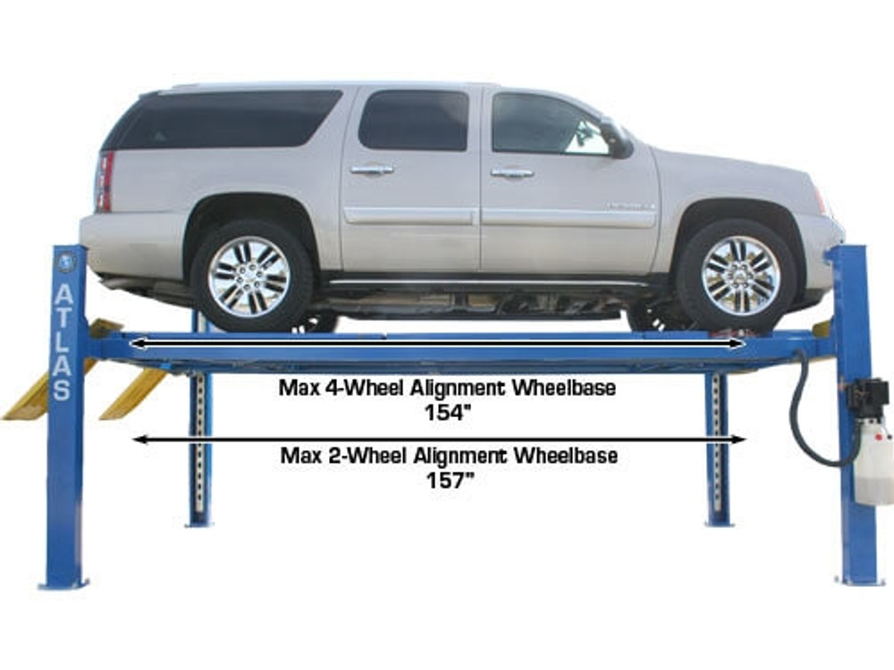 Atlas® 412A Commercial Grade 4 Post Alignment Lift Combo Atlas® 412A Commercial Grade 4 Post Alignment Lift Combo
