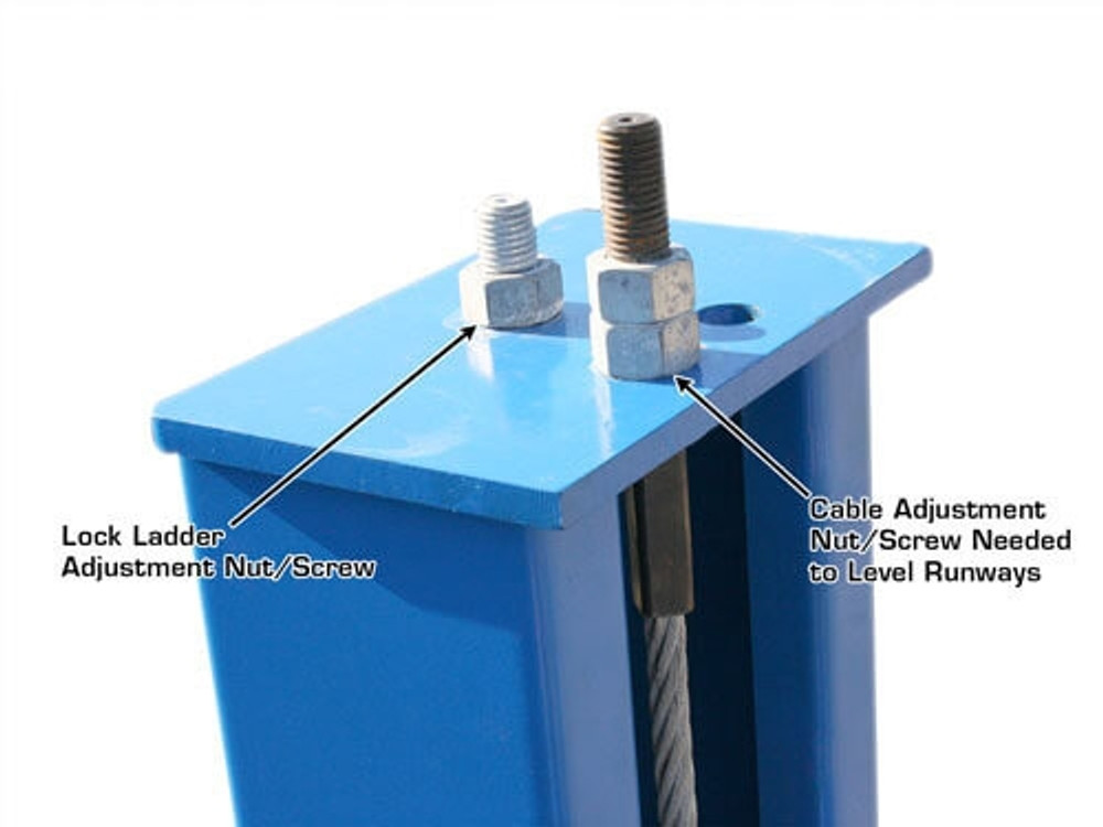 Atlas® 414A Commercial Grade 4 Post Alignment Lift 14,000 lbs