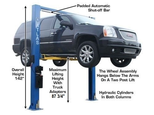 Atlas Automotive Equipment 9OHSC (SS) Symmetric 2 Post