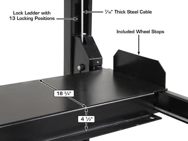 Atlas Automotive Equipment Apex 8 ALI Certified 4 Post