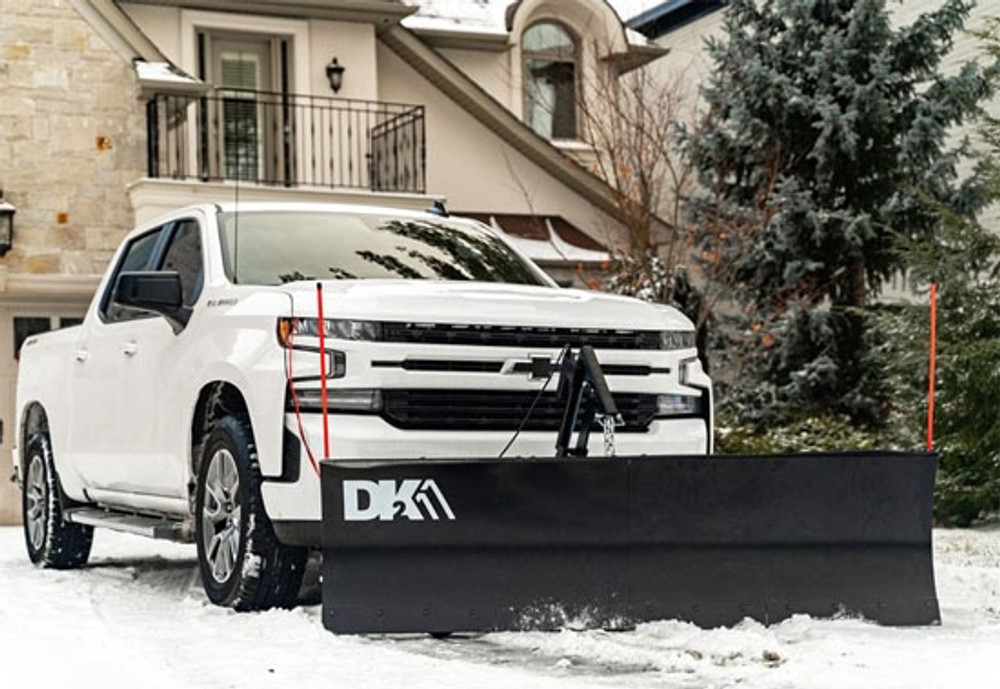 DK2 AVAL8826ELT 88 x 26 T-Frame UNIVERSAL Mount Snow Plow Kit w/Actuator
