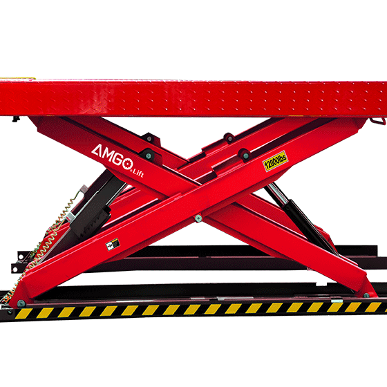 AMGO® Hydraulics AX-12 Heavy-Duty Scissor Lift 12,000 lbs.