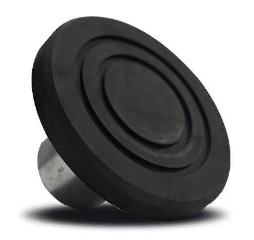 Challenger B2260-4 Round Double Telecoping Foot Pad Set