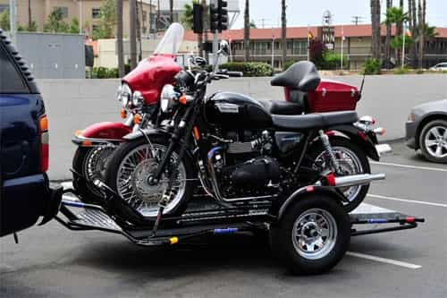 Kendon BB207RU Dual Ride-Up SRL Stand-Up™ Motorcycle Trailer