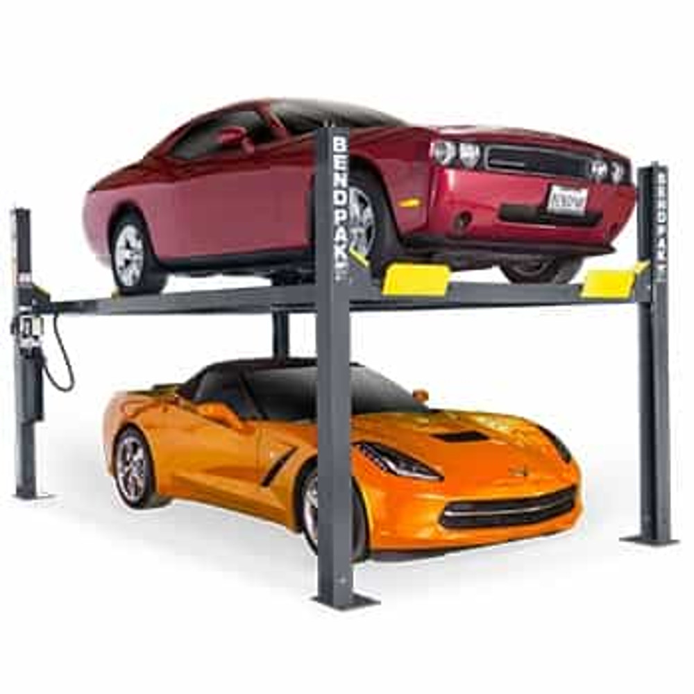 BendPak HD-9 Four Post Car Lift 9,000 lb. Capacity - New Gray