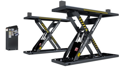 BendPak MDS-6KLPF Open Center Mid-Rise Scissor Flush Mount Lift