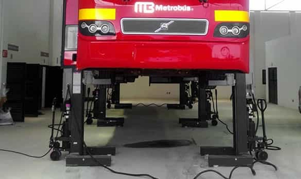 BendPak PCL-18B-6 18,000 lb. per Portable Column Lift (Set of 6) - New Gray