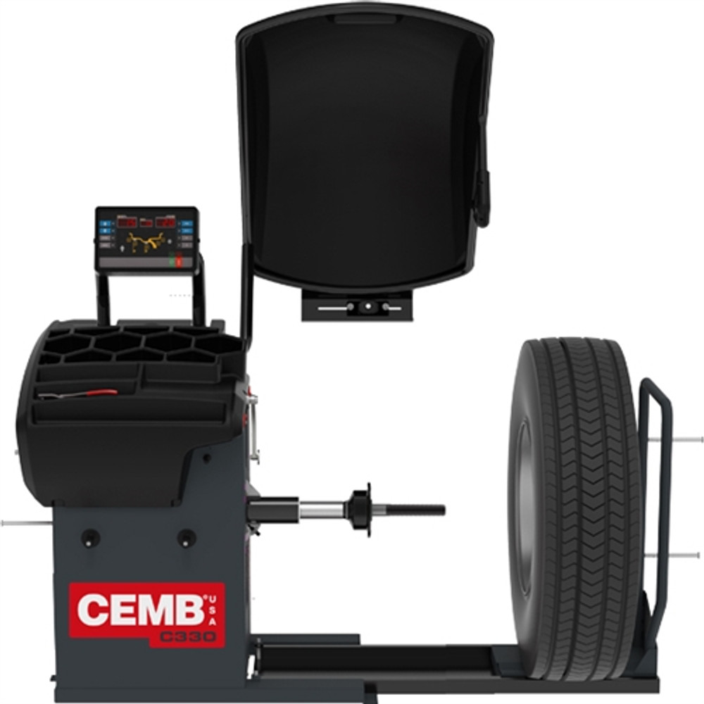 CEMB C330 Automatic Truck & Bus Wheel Balancer w/Lift CEMB C330 Automatic Truck & Bus Wheel Balancer w/Lift