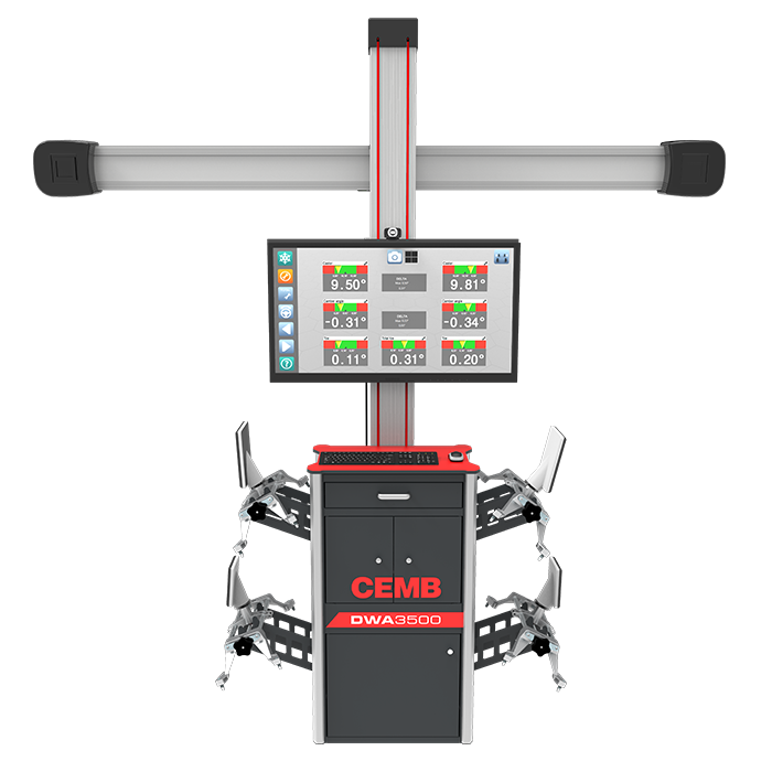 CEMB DWA3500WG 3D HD Wheel Alignment System w/Wheel Grabbers