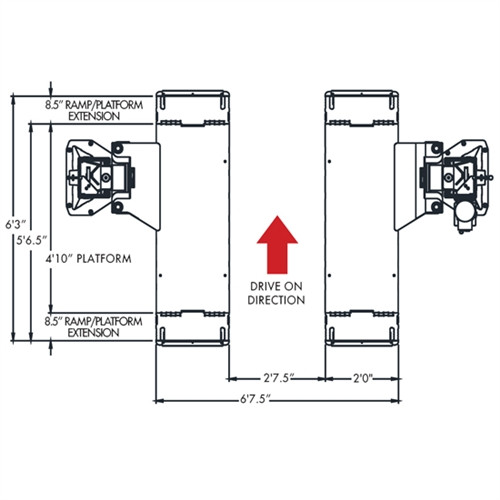Challenger CL10A-XP9-DPC-QC Series ALI Quick Cycle 9K 2 Post Lift w/Dual Pendant Power Controls & Increases Rise/Descent Speed