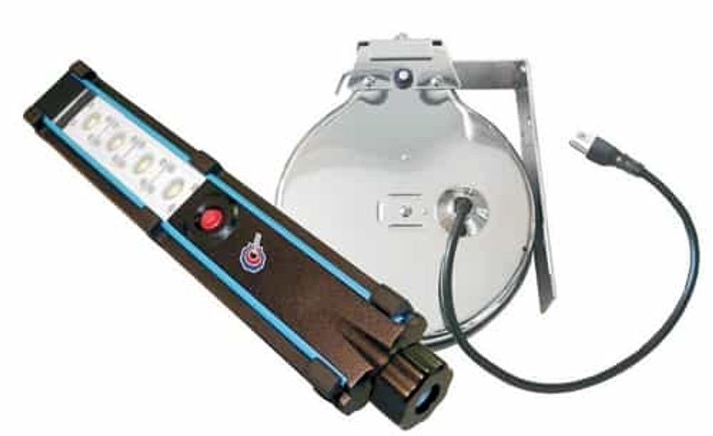Clip Light 223412 4 LED Hemitech Light /w 40' Chrome Cord Reel Clip Light 223412 4 LED Hemitech Light /w 40' Chrome Cord Reel