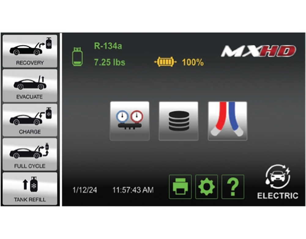 CPS MAXXAIR™ MXHD  R-134A Heavy-Duty Recover/Recycle & Recharge Machine CPS MAXXAIR™ MXHD  R-134A Heavy-Duty Recover/Recycle & Recharge Machine