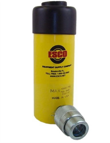 Esco 10302 10-Ton Hydraulic Ram Cylinder w/4-1/8" Stroke