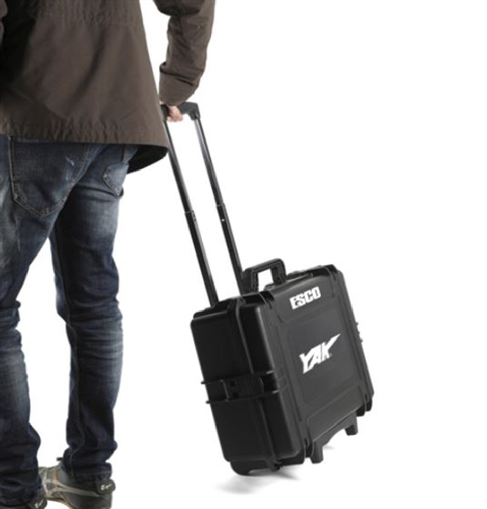 YAK 92001 22/11-Ton Air/Hydraulic 2 Stage Portable Jack, 214/P