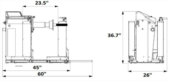 Corghi ET1450 HD Truck Wheel Balancer w/Lift