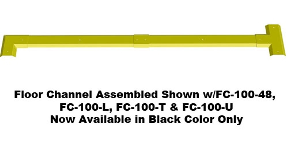 QSP FC-100-U 1"H Floor Channel Interlocking Union Connector
