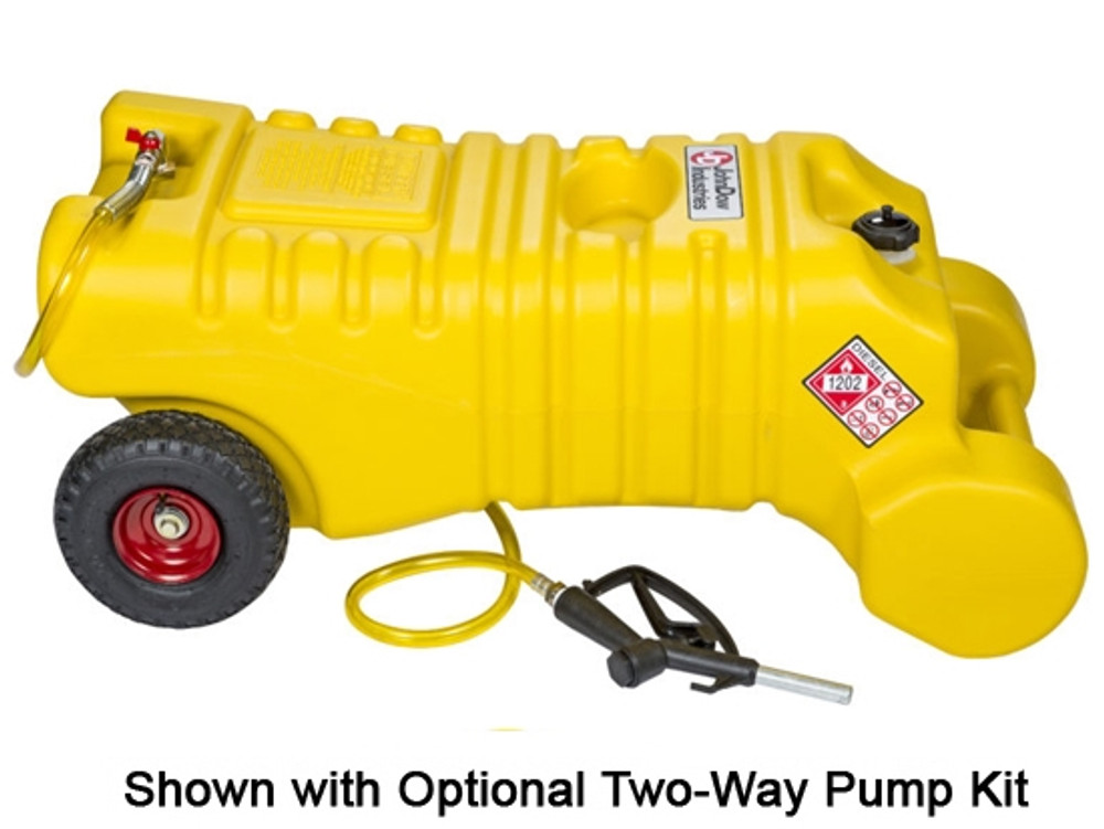 JohnDow FC-25PFC-D 25-Gallon Portable Poly Diesel Caddy