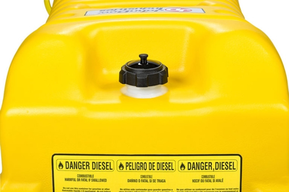 JohnDow FC-25PFC-D 25-Gallon Portable Poly Diesel Caddy