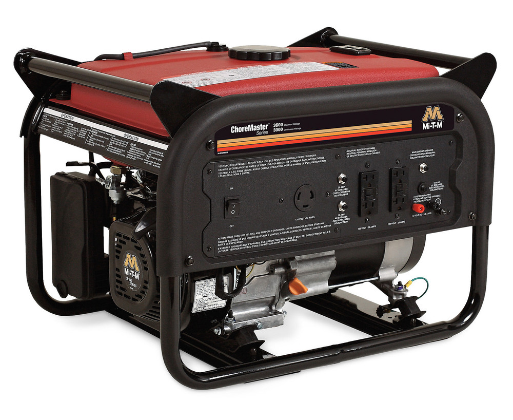 Mi-T-M GEN-3600-0MM0 ChoreMaster® Gasoline Generator w/3600-Watt