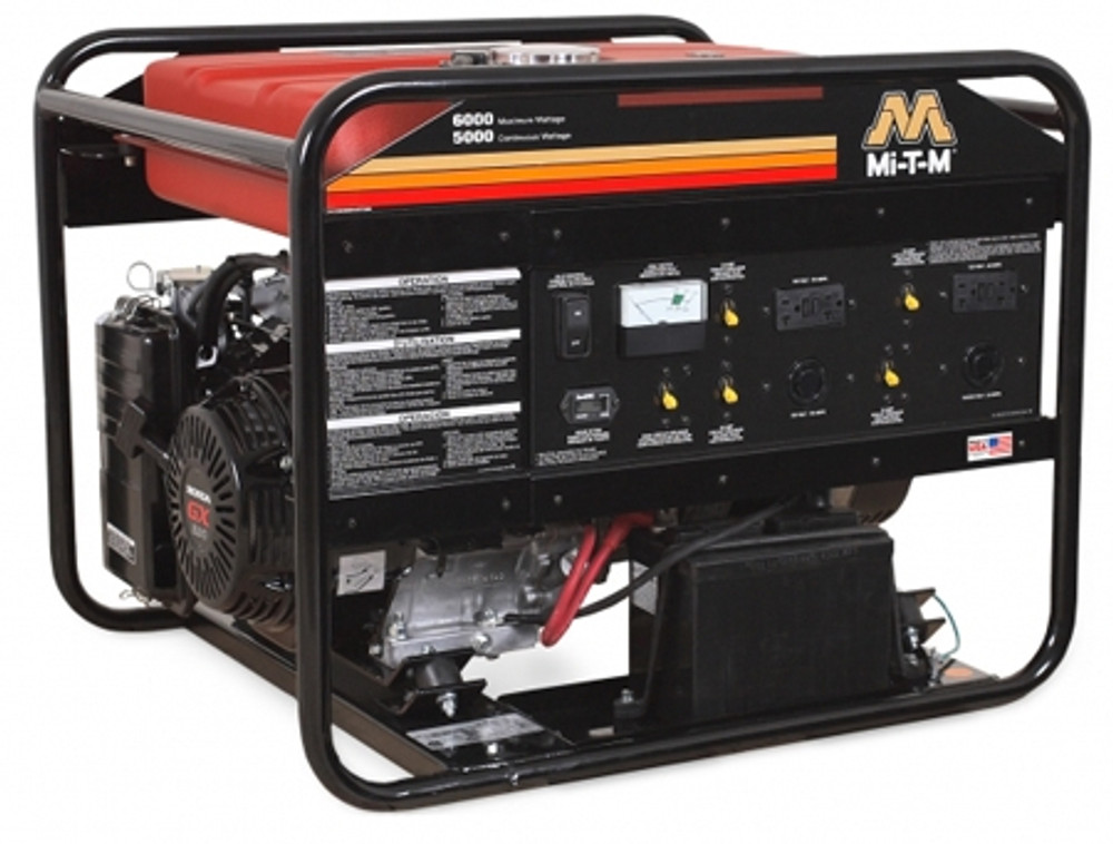 Mi-T-M GEN-6000-0MHE Honda 6000W Generator /w Electric Start