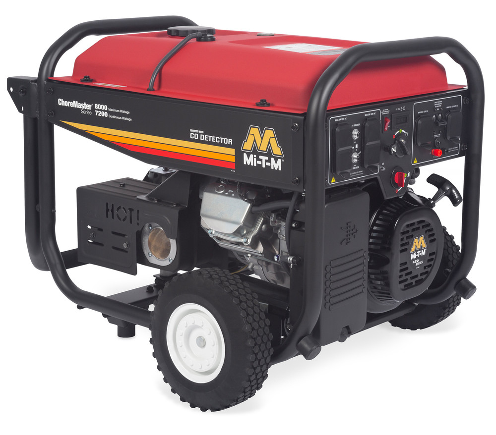 Mi-T-M GEN-8000-0MM1E ChoreMaster® Gasoline Generator w/8000W & Elec Start