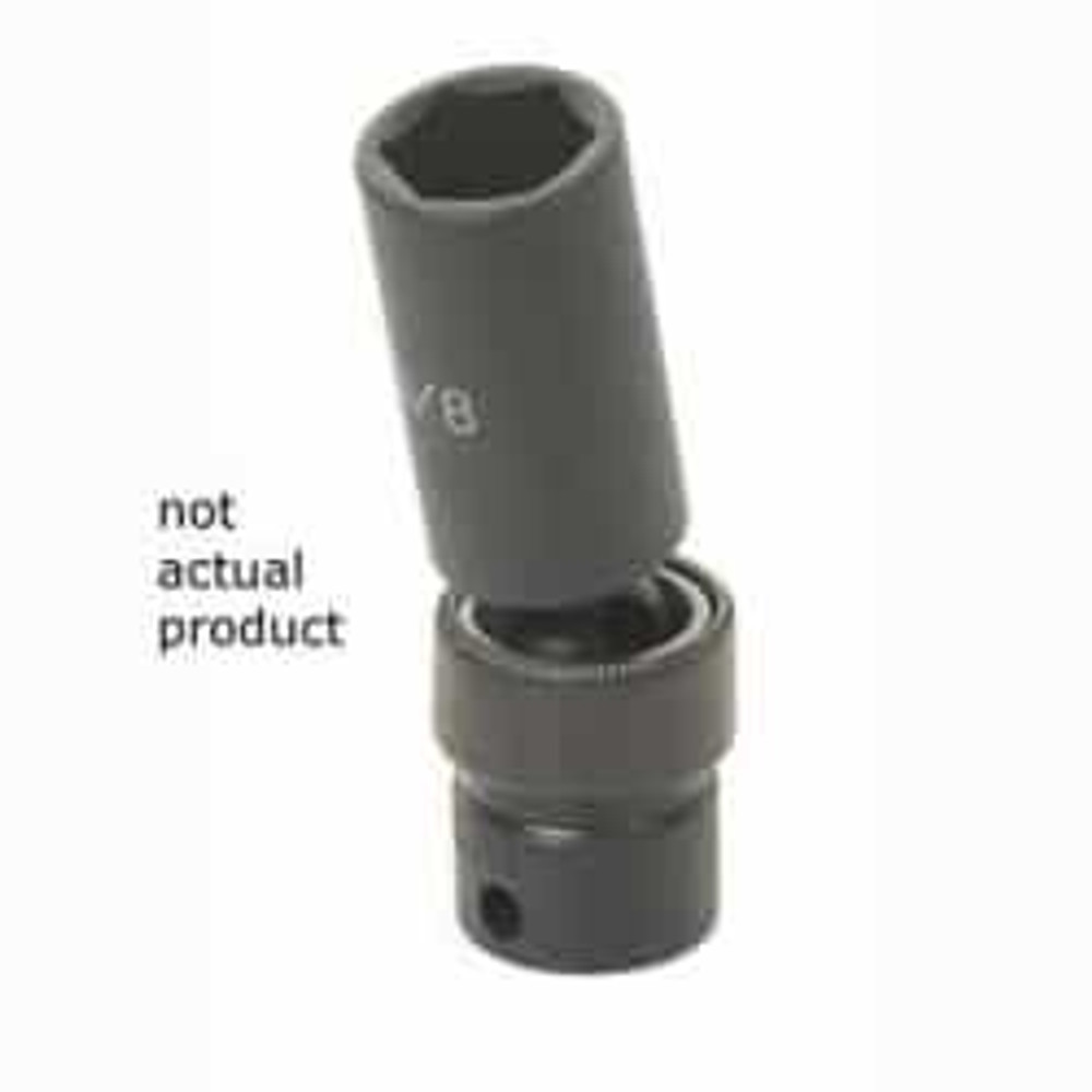 3/8"D 21mm 6pt Deep Universal Impact Socket 3/8"D 21mm 6pt Deep Universal Impact Socket