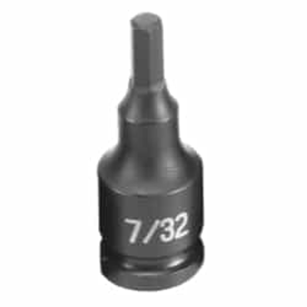 3/8" Drive 7/32" Fractional Hex Driver Impact Socket 3/8" Drive 7/32" Fractional Hex Driver Impact Socket