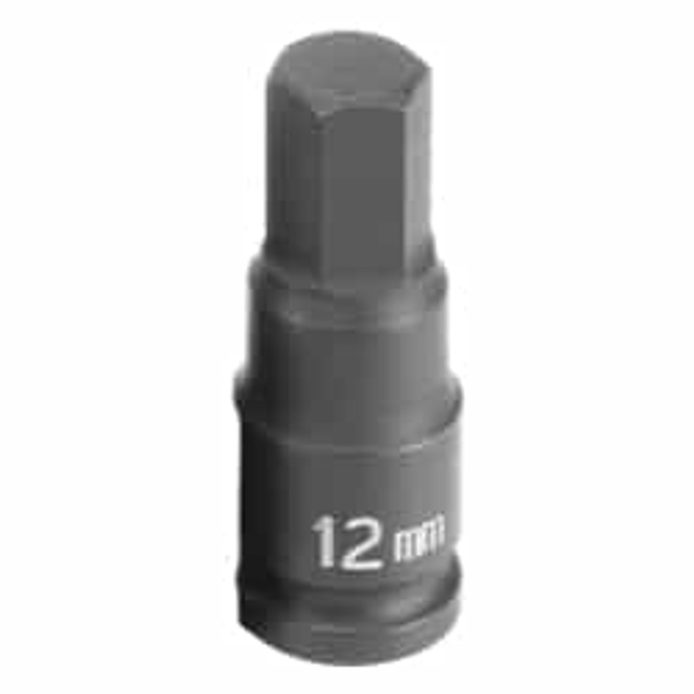 3/8"D 12mm Metric Hex Driver Impact Socket