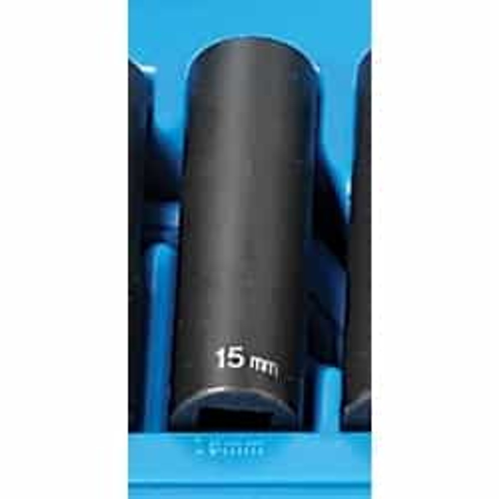 1/2"D 15mm 12pt Deep Impact Socket 1/2"D 15mm 12pt Deep Impact Socket