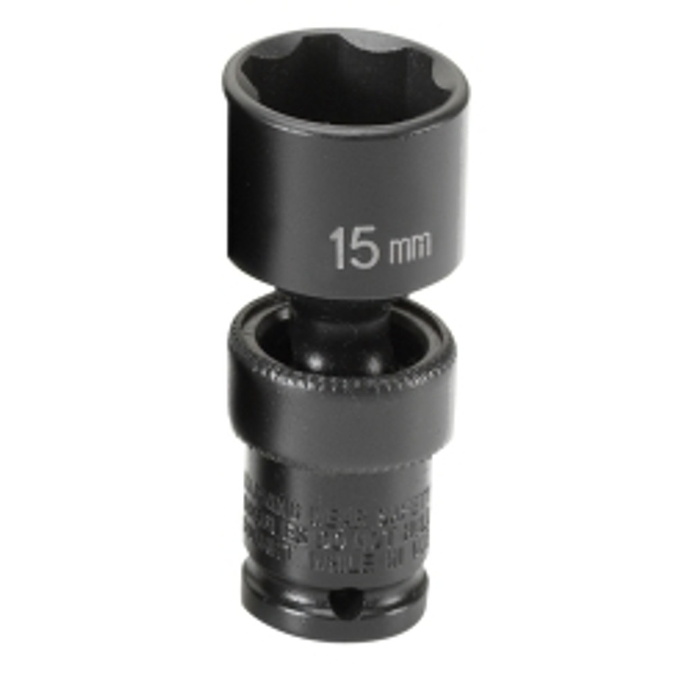 1/4"D 15mm 6pt Universal Impact Socket