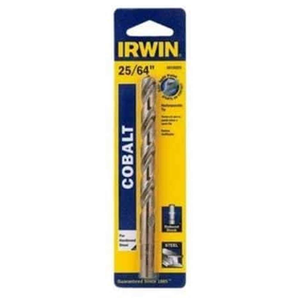 25/64" x 5-1/8" Cobalt HSS -3/8 RS- Carded 25/64" x 5-1/8" Cobalt HSS -3/8 RS- Carded